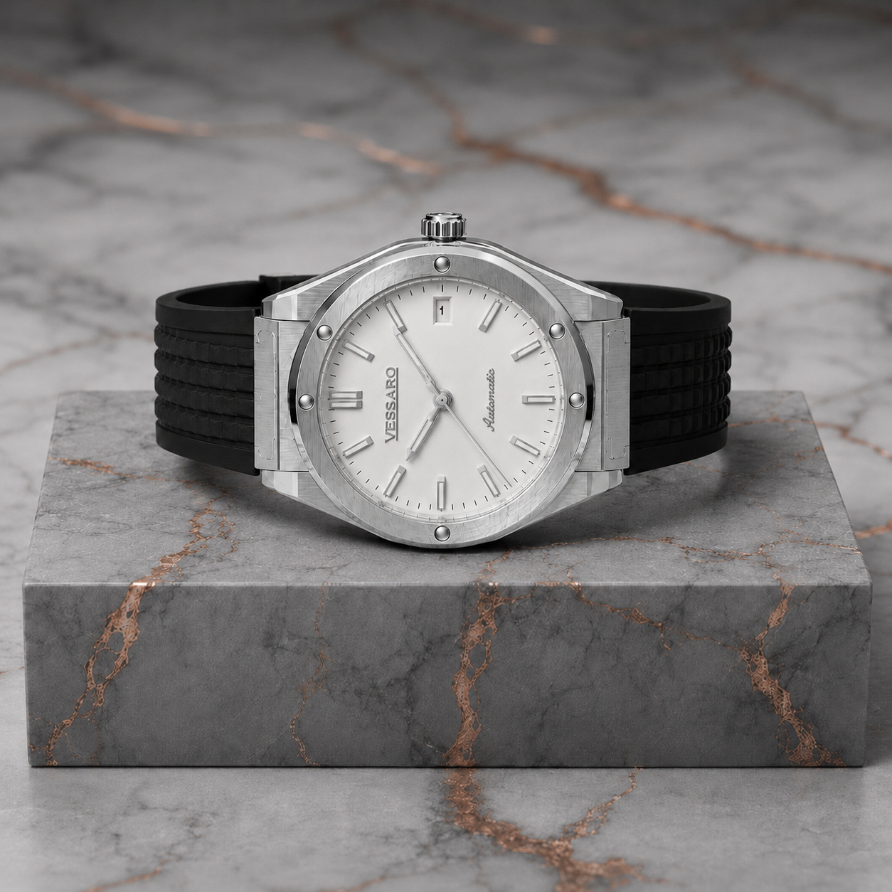 VALTOR WHITE RUBBER SILVER