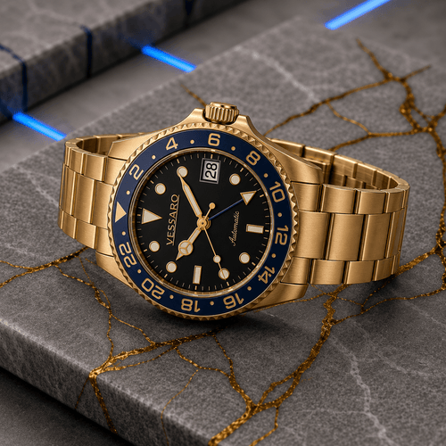 NAVEX BLACK GOLD BEZEL - Luxury | Vessaro