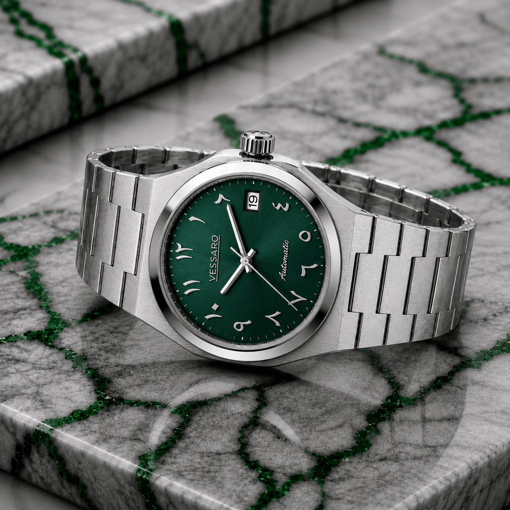 TOLARIS ARABIC GREEN SILVER - Luxury | Vessaro