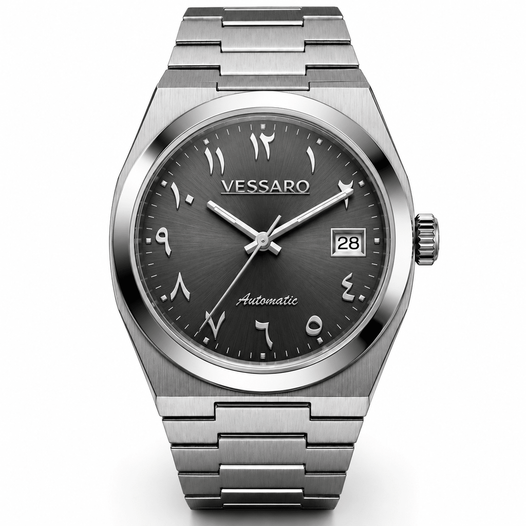 TOLARIS ARABIC GREY SILVER - Luxury | Vessaro