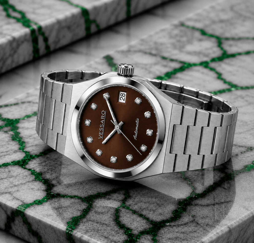 TOLARIS BROWN STEEL - Luxury | Vessaro