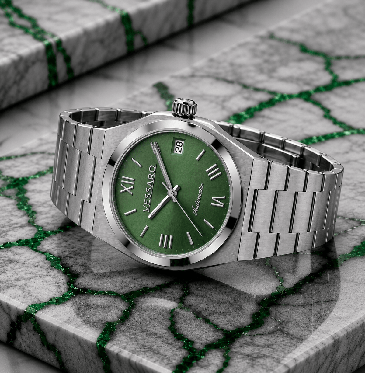 TOLARIS OLIVE STEEL - Luxury | Vessaro