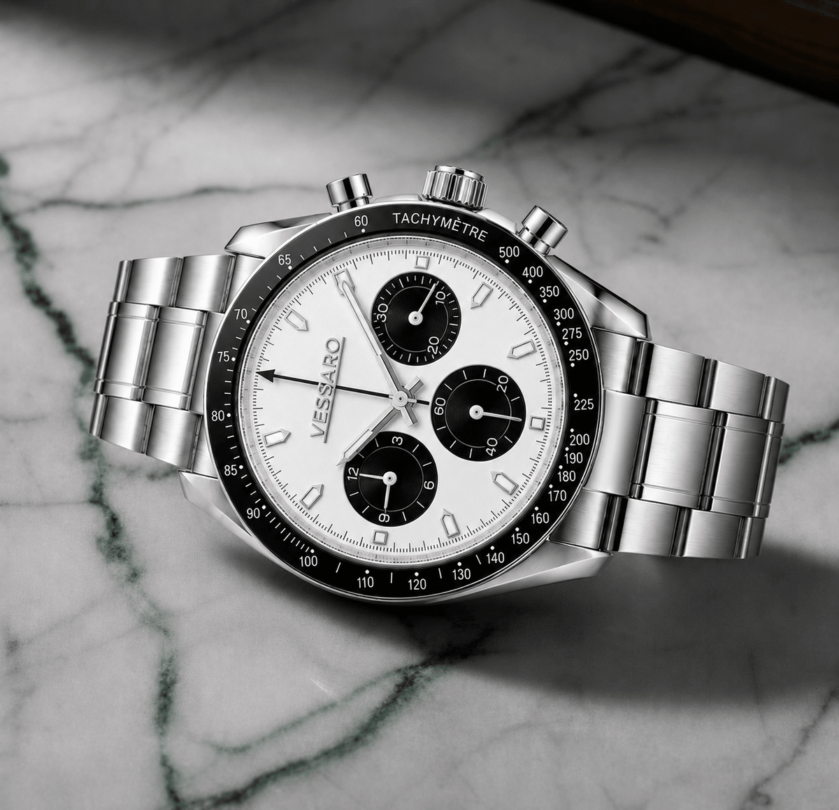 TORVEX WHITE STEEL - Luxury | Vessaro