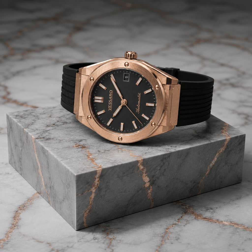 VALTOR GREY ROSE RUBBER - Luxury | Vessaro