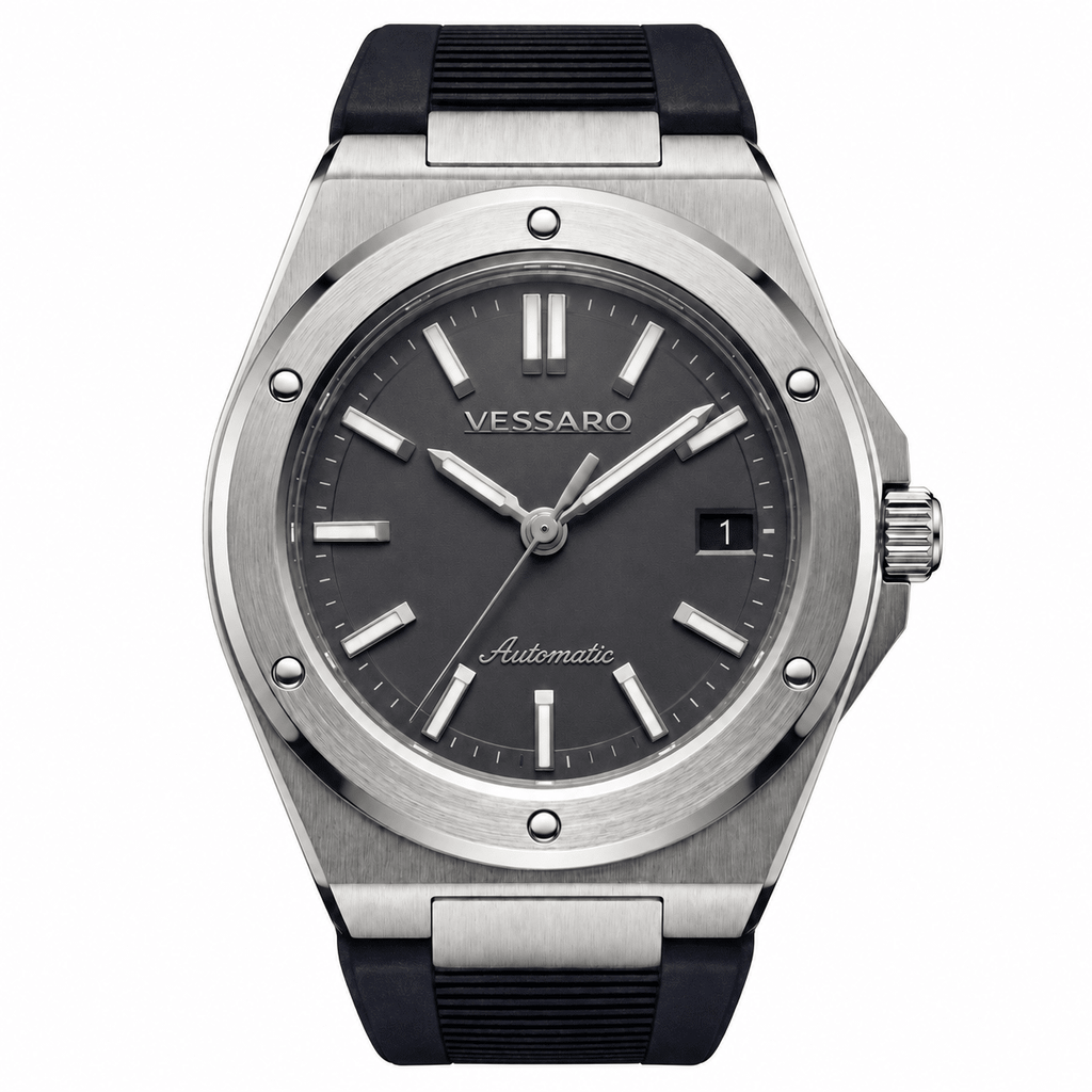 VALTOR GREY RUBBER - Luxury | Vessaro