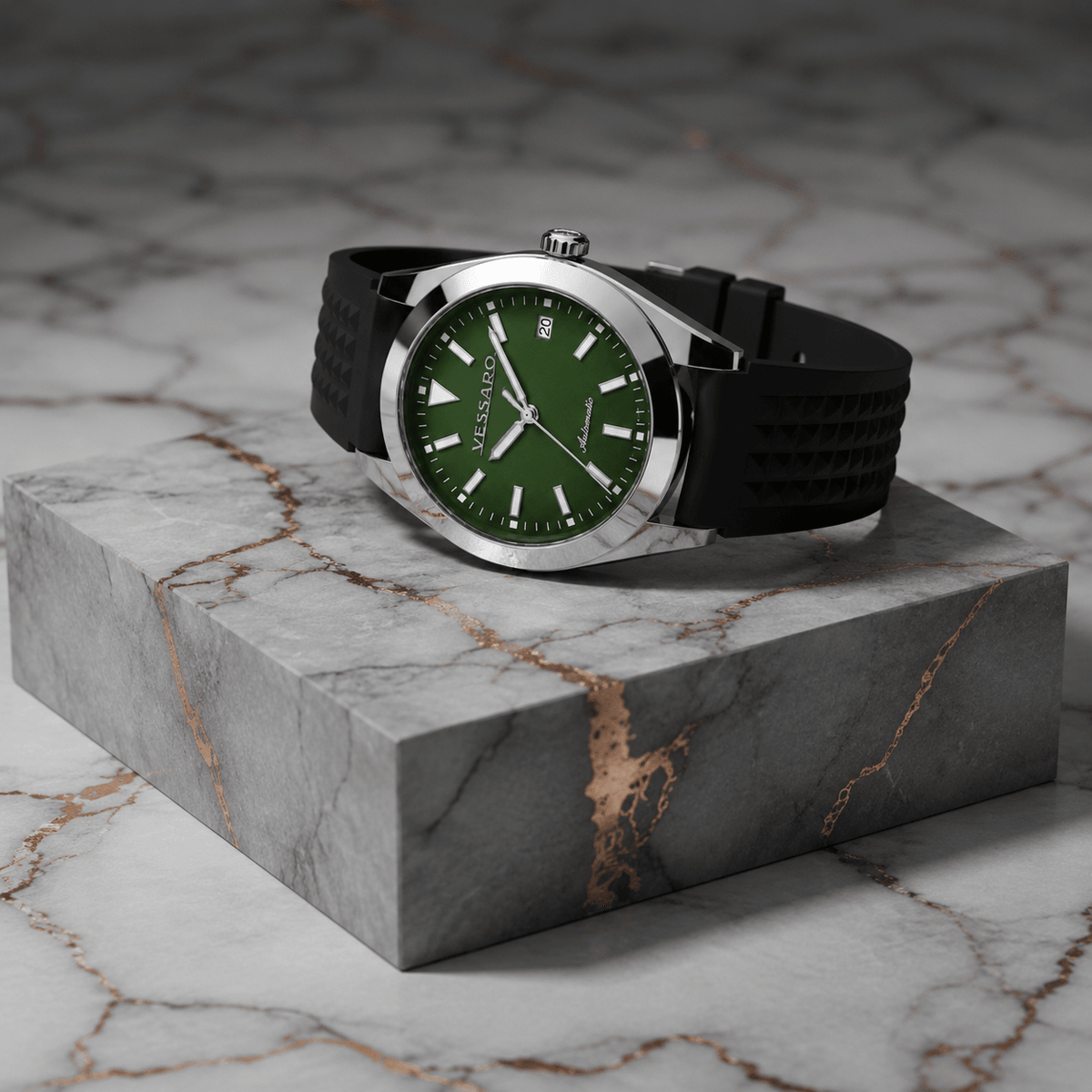 VEYRA RACE GREEN RUBBER - Luxury | Vessaro